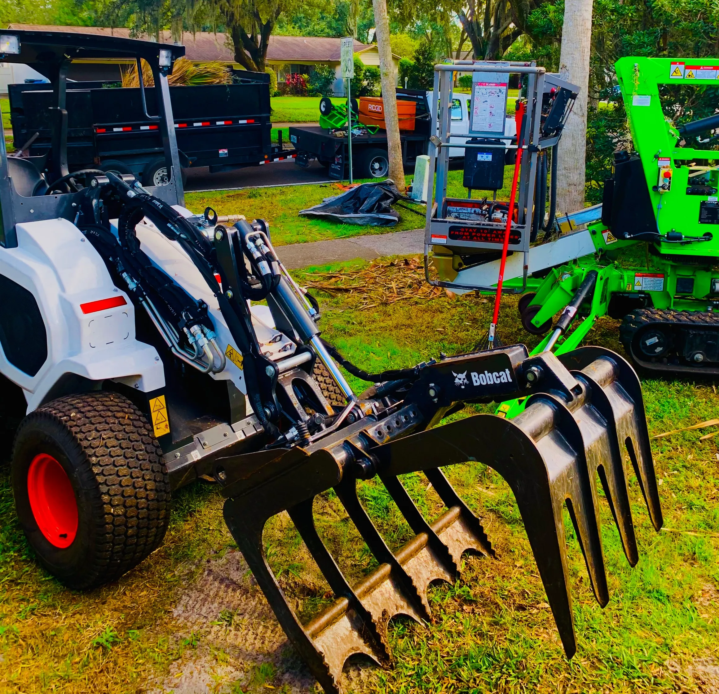 Clarke's Pro specialized tree removal equipment
